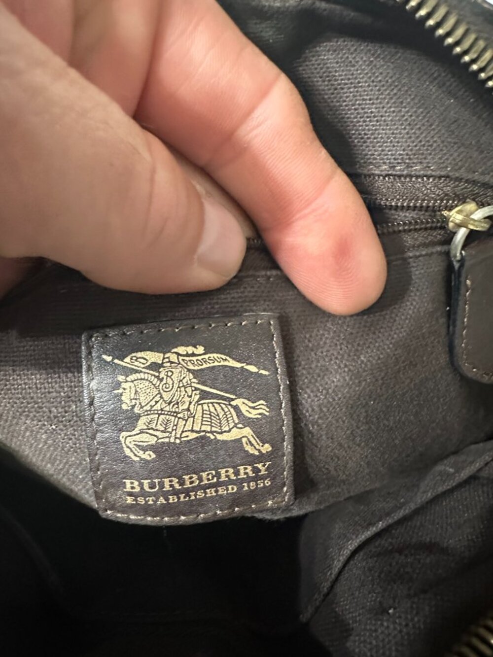 Burberry Prorsum Nova Check Dome Satchel - Picture 4 of 4